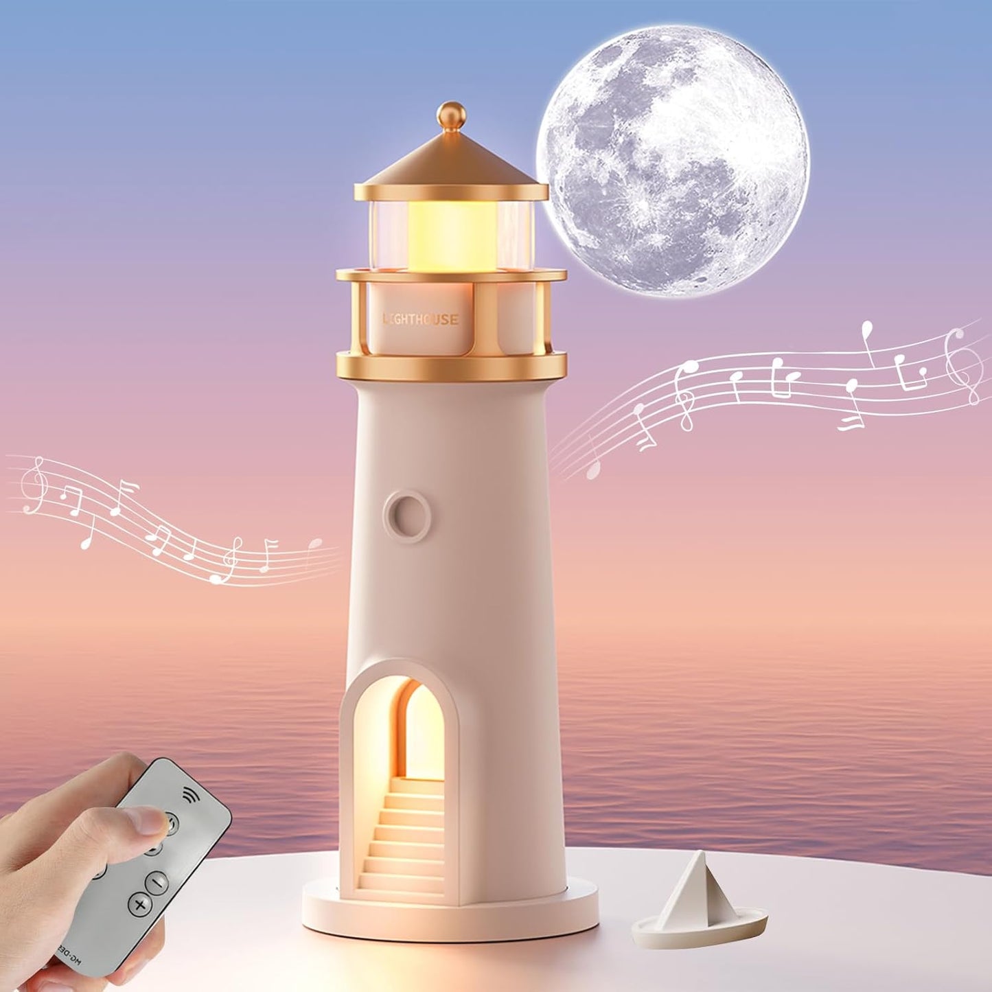 Deniz Feneri Projektör Gece Lambası