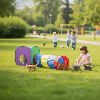 Taşınabilir Büyük Boy Kedi Sarayı. 2 Parça