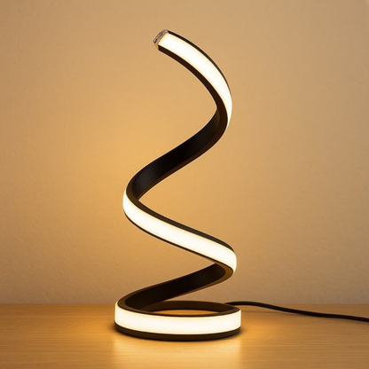 Kıvrımlı Spiral Gece Lambası