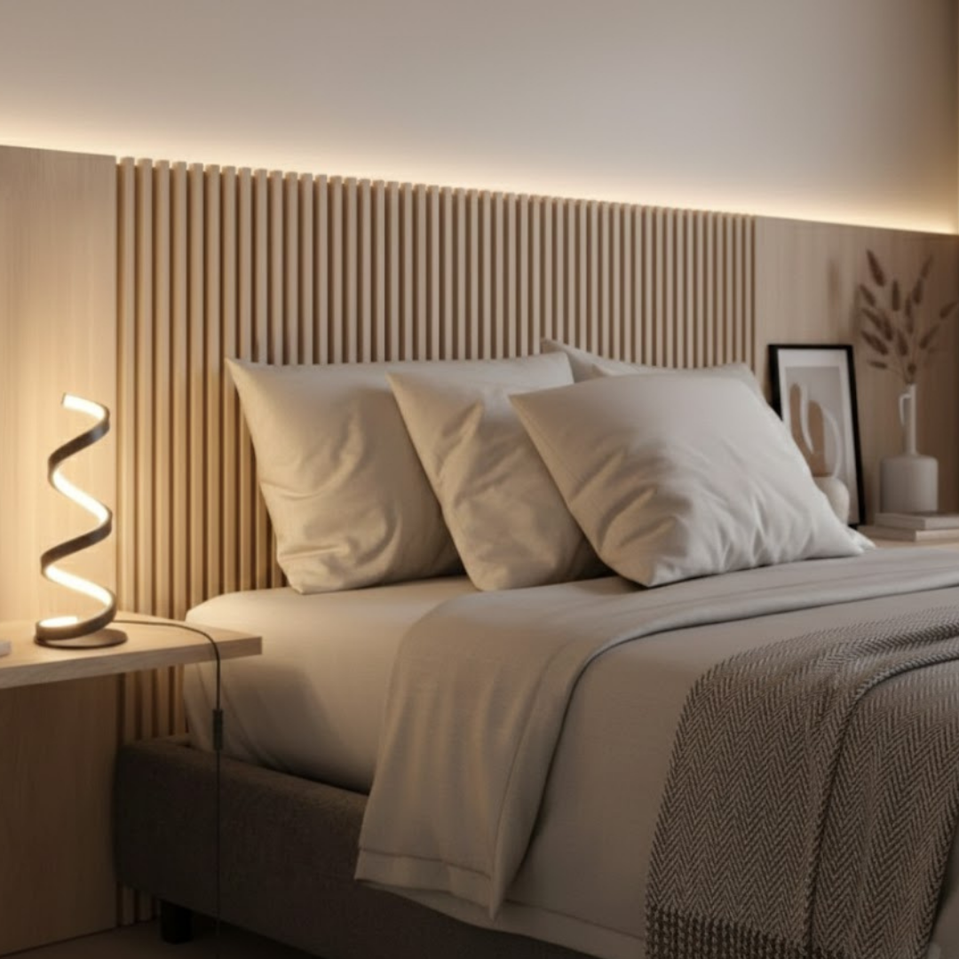 Kıvrımlı Spiral Gece Lambası