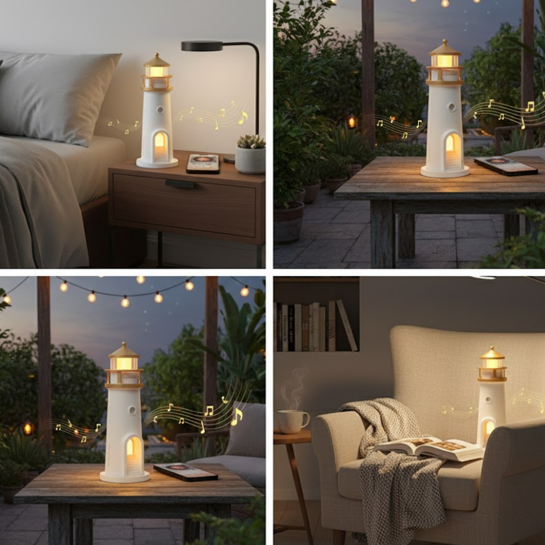 Deniz Feneri Projektör Gece Lambası