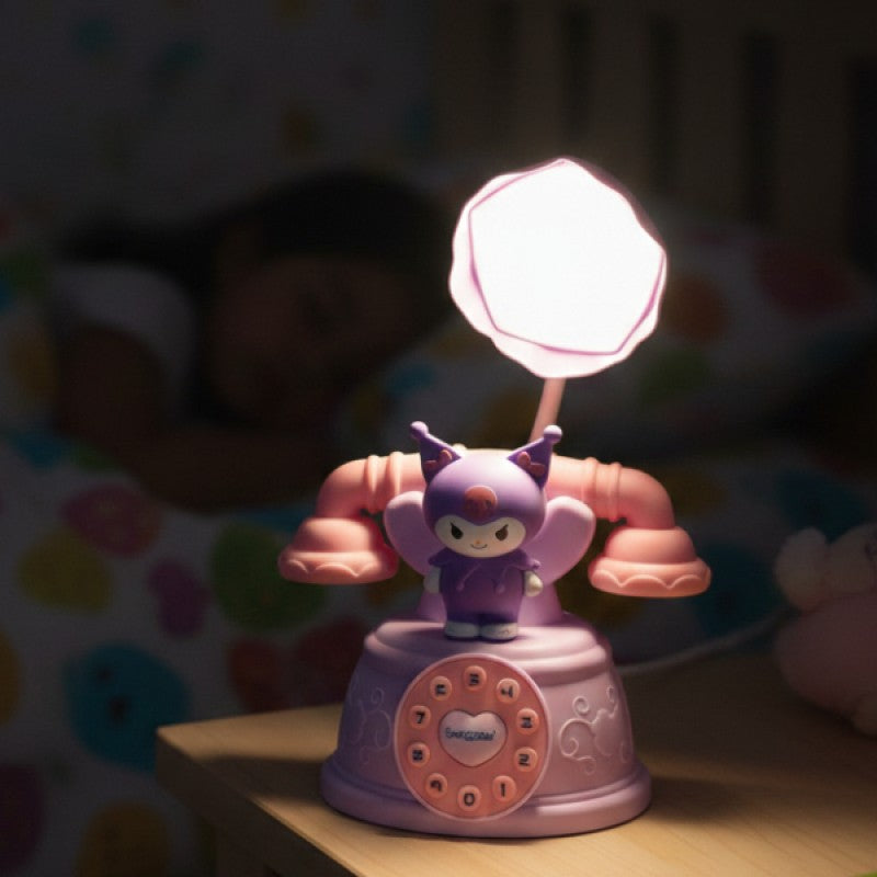 Kuromi Figürlü Şarjlı Masa Lambası